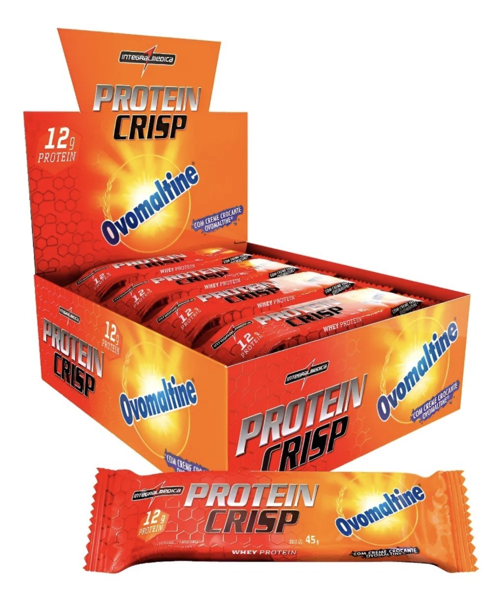 Caixa Barra Crisp Bar Ovomaltine (Integralmédica) 