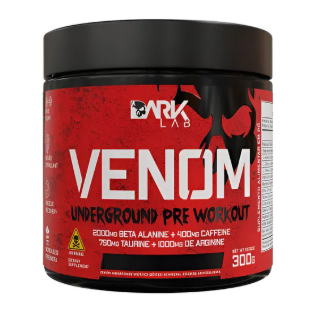 Venom (Dark Lab) Com Beta Alanina, 400mg de cafeina por dose 