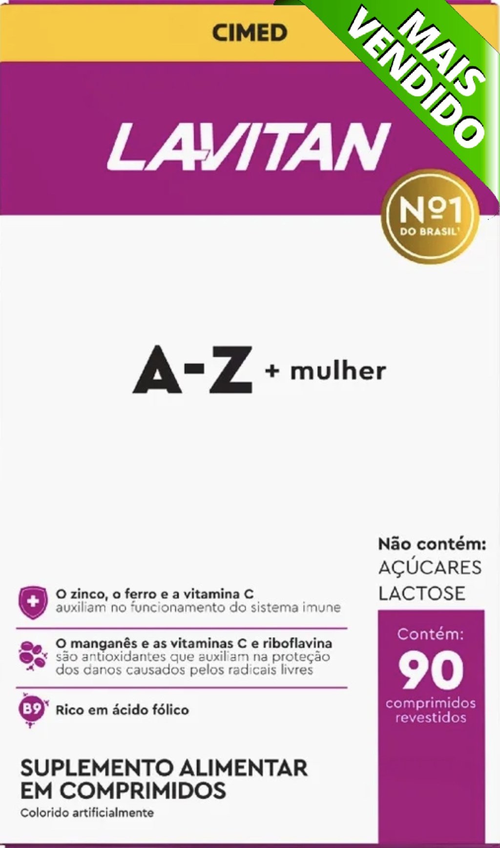  Lavitan A-Z Mulher Multivitamínico / Polivitaminico (CIMED)