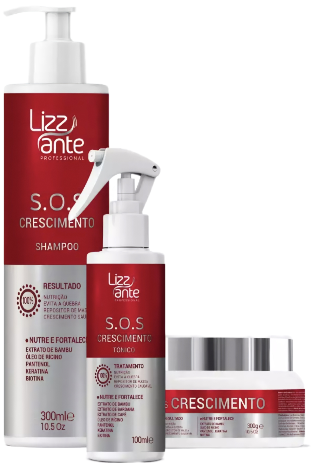 Kit SOS CRESCIMENTO Lizz ante