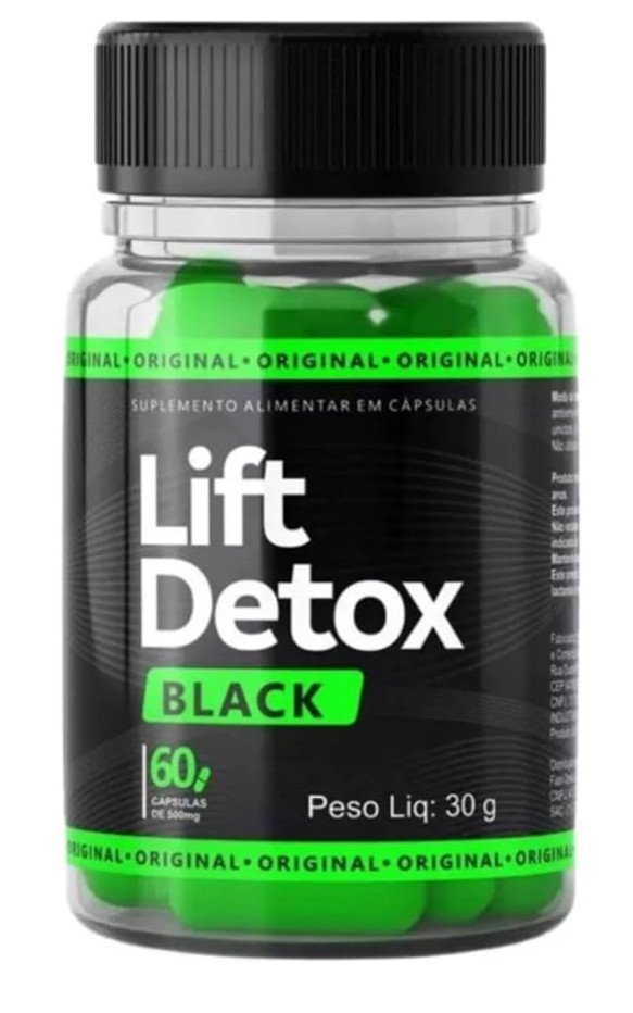 Lft Detox BLACK ORIGINAL (Emagrecedor Natural) + 5 e-books em PDF de emagrecimento