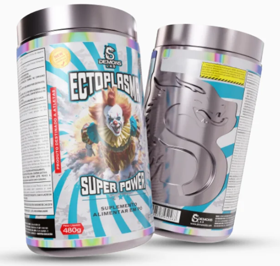 Pré Treino Ectoplasma  (Demons Lab) Com Beta Alanina, 400mg de cafeína por dose