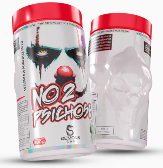 Pré Treino No2 Psichose (Demons Lab) Com Beta Alanina, 300mg de cafeína por dose