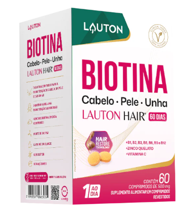 Biotina Lauton Hair 45mcg (Lauton Nutrition)
