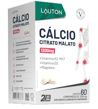 Cálcio Citrato Malato Calcitrax (Lauton Nutrition)