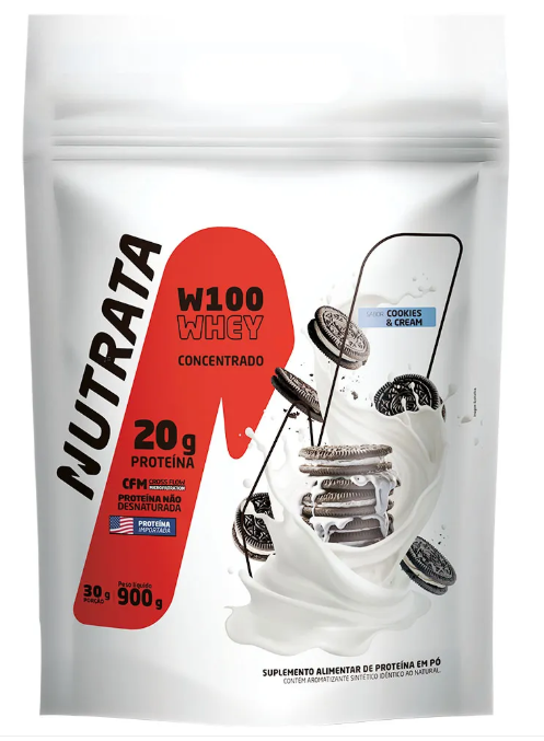 Whey Protein Concentrado W100 (Nutrata) 67% Proteína Concentrada do Leite