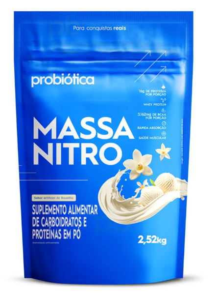 MASSA NITRO HIPERCALÓRICO (Probiótica)