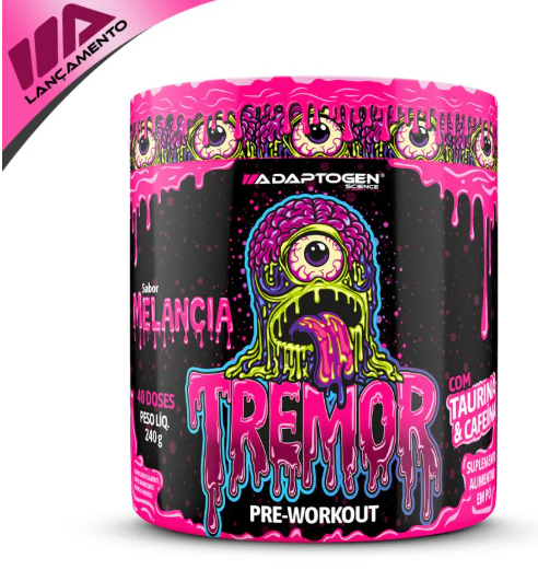 Tremor (Adaptogen) Com Beta Alanina, 200mg de cafeína por dose