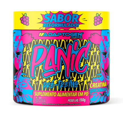 Panic (Adaptogen) Com Beta Alanina, 400mg de cafeína por dose