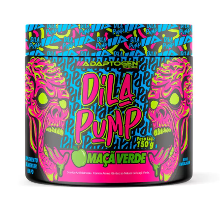 Pré Treino Dila Pump (Adaptogen) Com Beta Alanina, Sem Cafeína