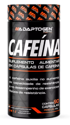 Cafeína (Adaptogen) Termogênico 200mg de cafeína pura por Cápsula