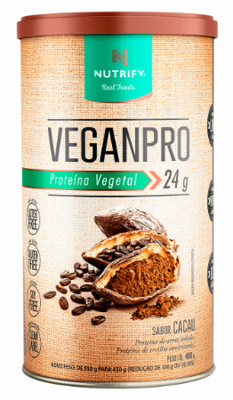 ✅FRETE-GRÁTIS Veganpro (Nutrify) 80% Proteína Vegetal - ervilha e arroz