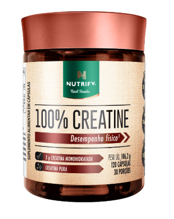 Creatina / Creatine em cápsulas (Nutrify) 100% Pura