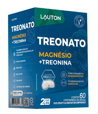 Treonato Magnésio + Treonina (Lauton Nutrition)