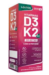 Vitamina D3 + K2 (Lauton Nutrition)