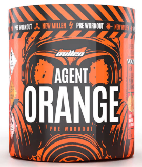 Agent Orange (New Millen) Com Beta Alanina, 400mg de cafeína por dose