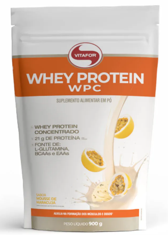 ✅FRETE-GRÁTIS Whey Protein  (Vitafor) 67% Proteína Concentrada do Leite