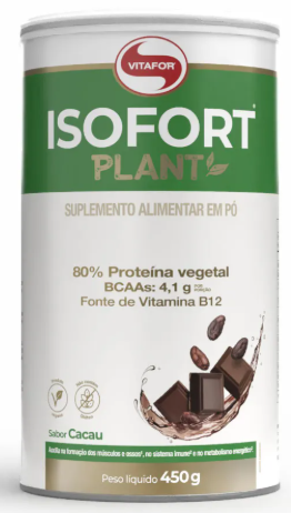 Isofort Plant (Vitafor) 80% Proteína Vegetal - ervilha e arroz