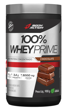 100% Whey Prime (Bodyaction) 70% Proteína Concentrada do Leite