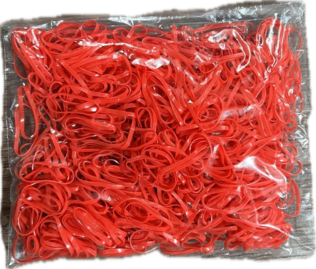 Borrachinha cor vermelho