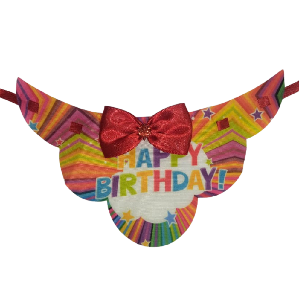 Gargantilha Feliz Aniversário