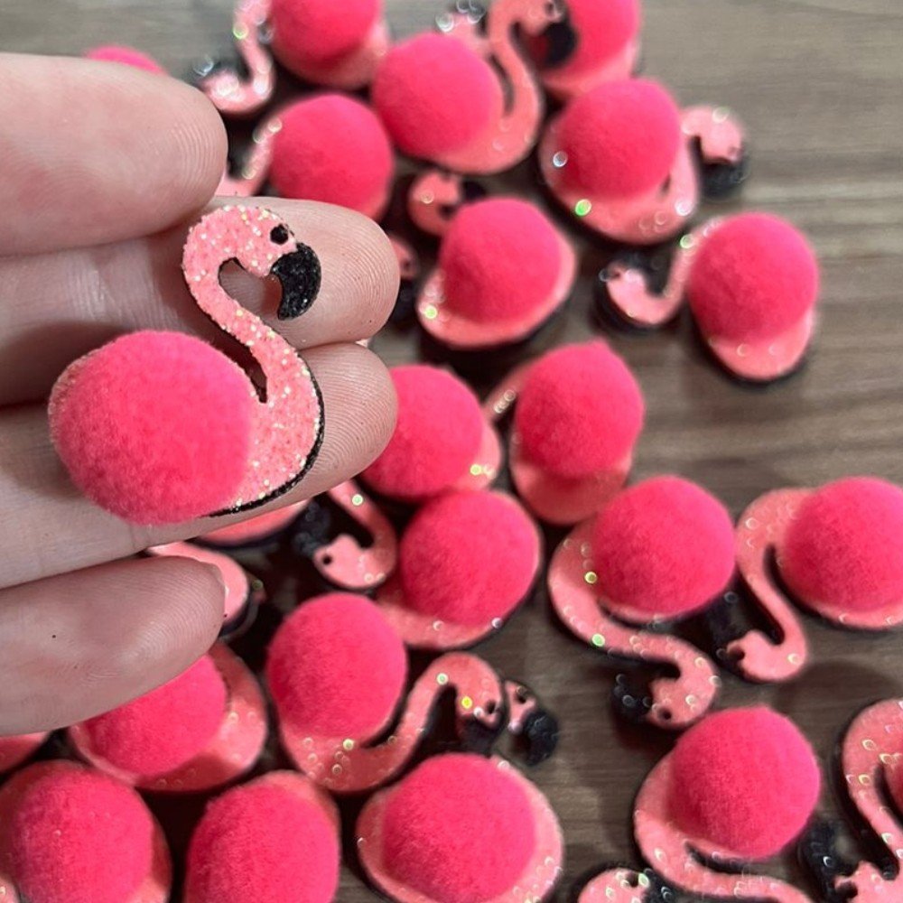 Adesivo Flamingo Pompom