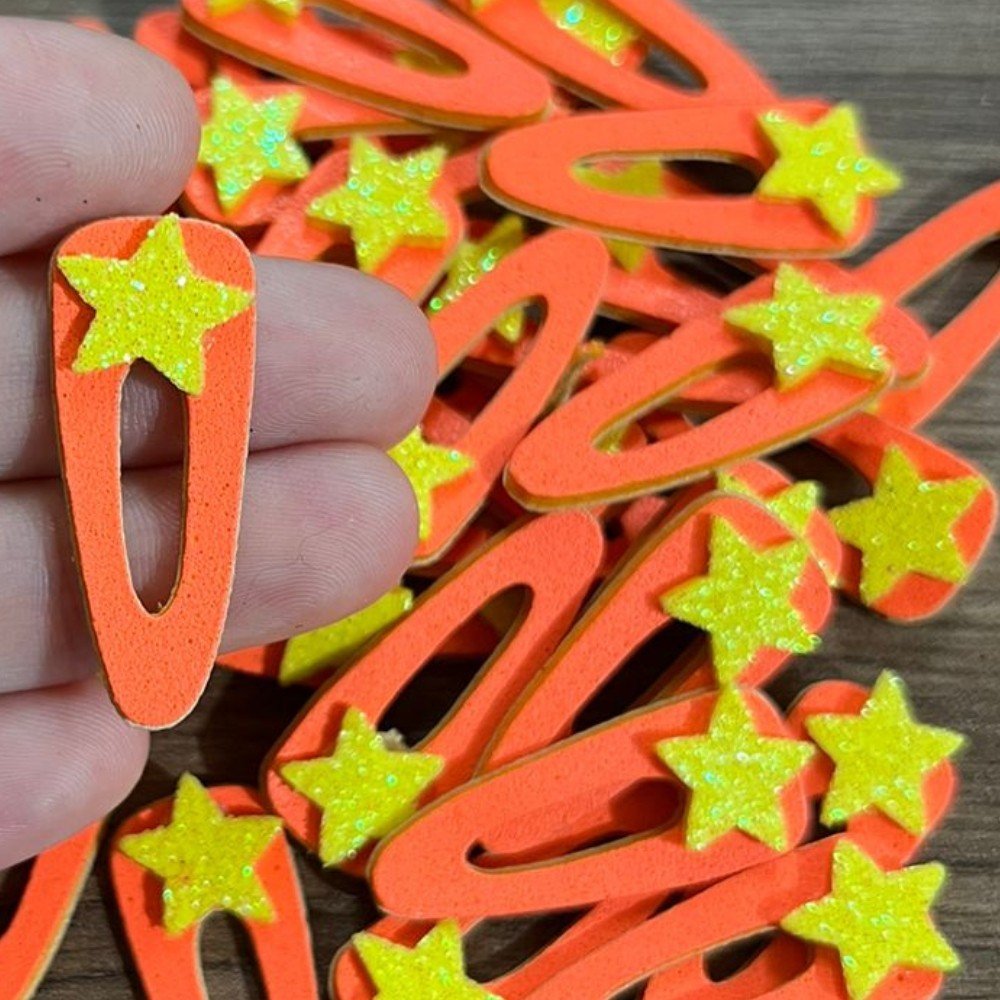 Adesivo Tic Tac Laranja Neon