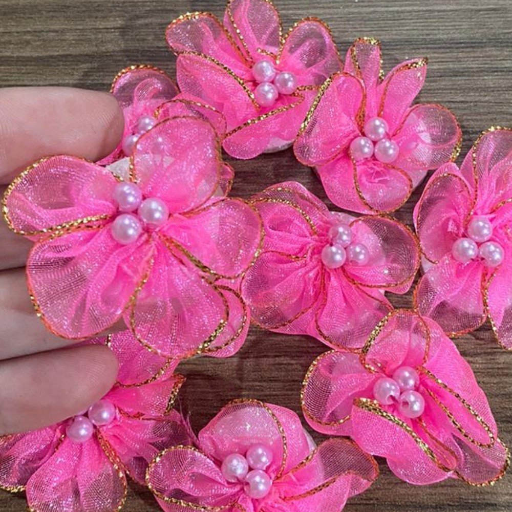 Flor Adesivo Rosa