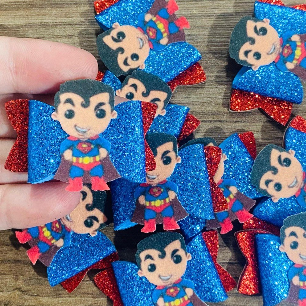 Laço Adesivo Super Homem