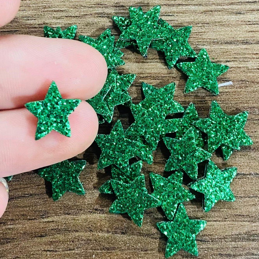 Adesivo Piercing Estrela Verde Natal