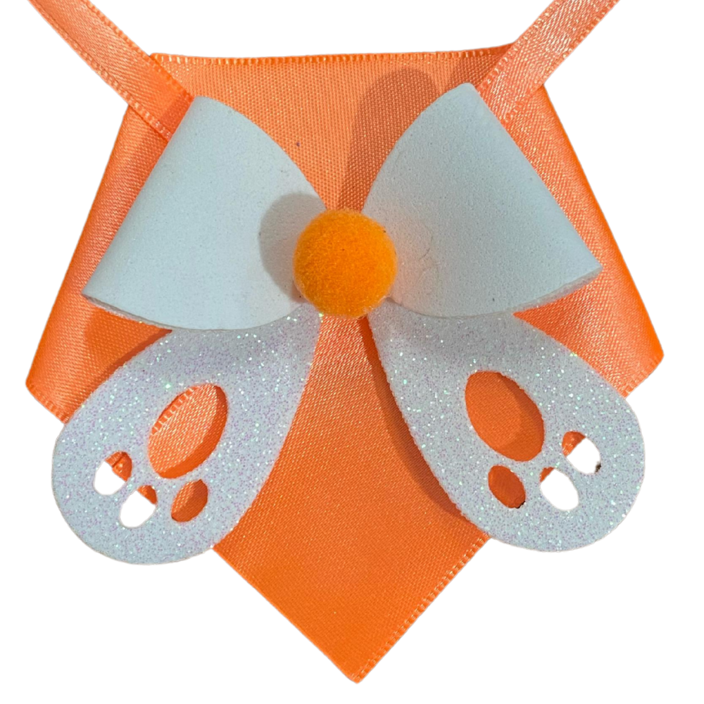 Gravata Coelho Laranja Neon