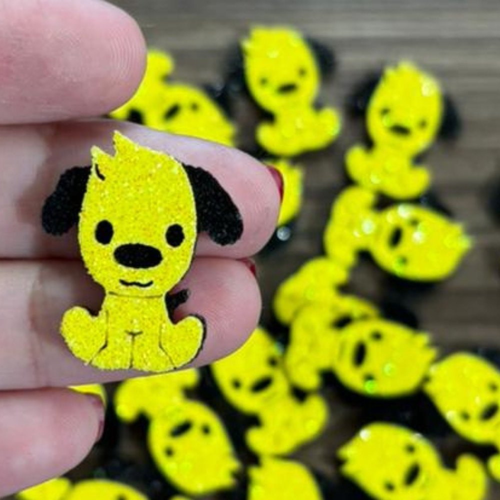 Adesivo Cachorro Amarelo