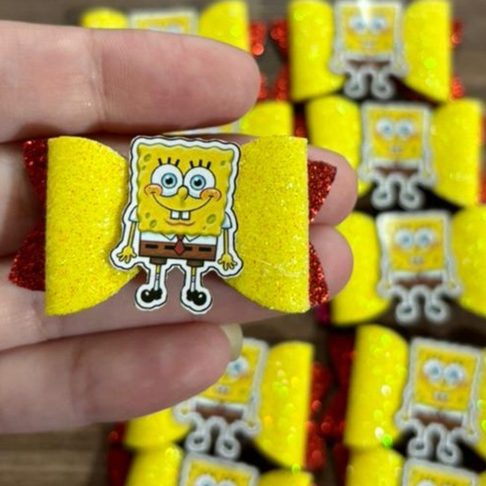 Laço Adesivo Bob Esponja