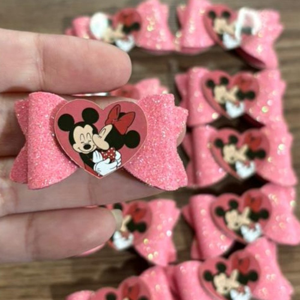 Laço Adesivo Mickey e Minnie