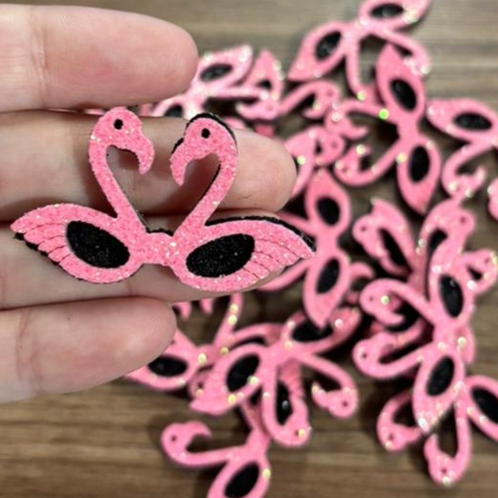 Adesivo Óculos Flamingo