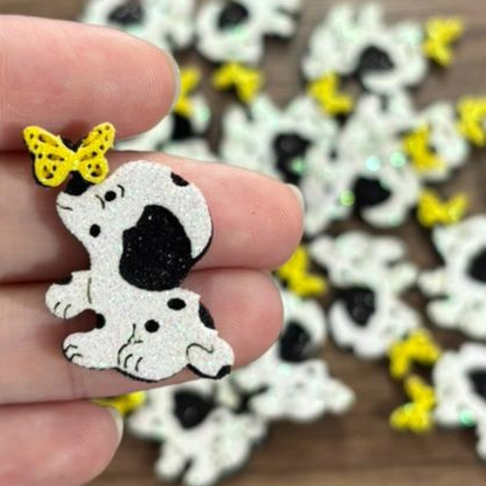 Adesivo Cachorro e Borboleta
