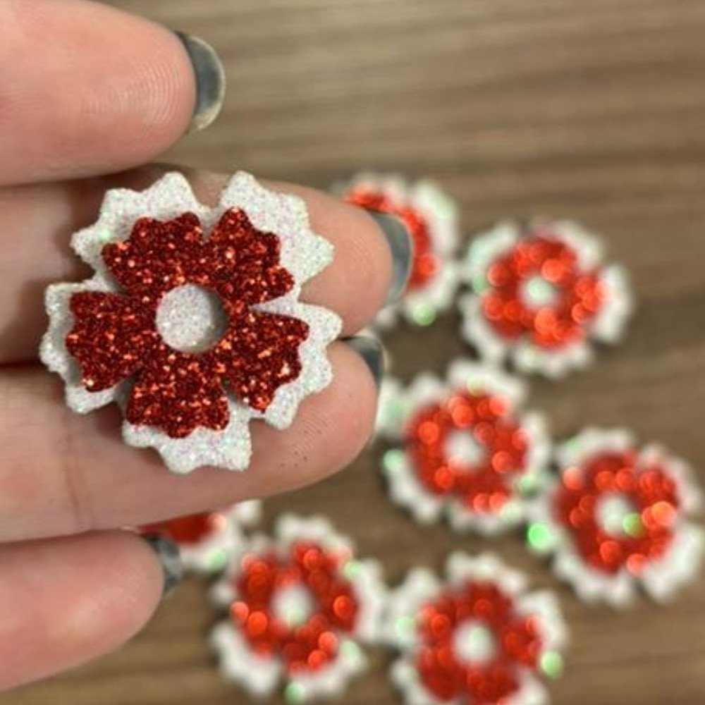 Adesivo Flor Vermelha