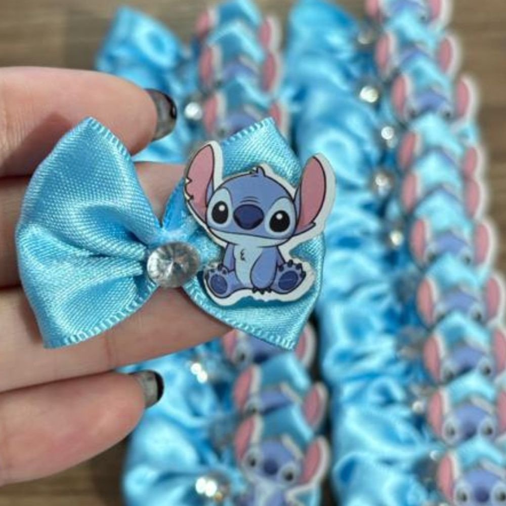 Laço Amarrador Stitch Azul