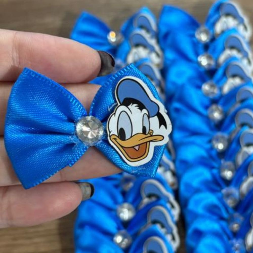 Laço Amarrador Pato Donald Azul