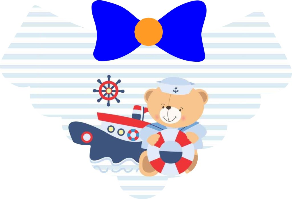 Gargantilha Urso Marinheiro