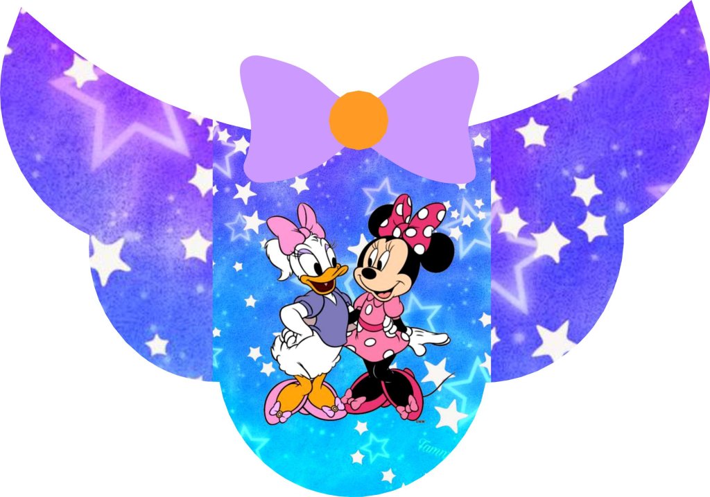 Gargantilha Margarida e Minnie