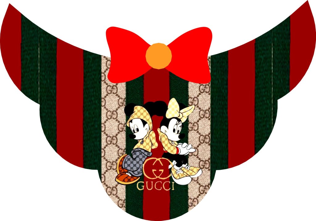 Gargantilha Minnie e Mickey Gucci
