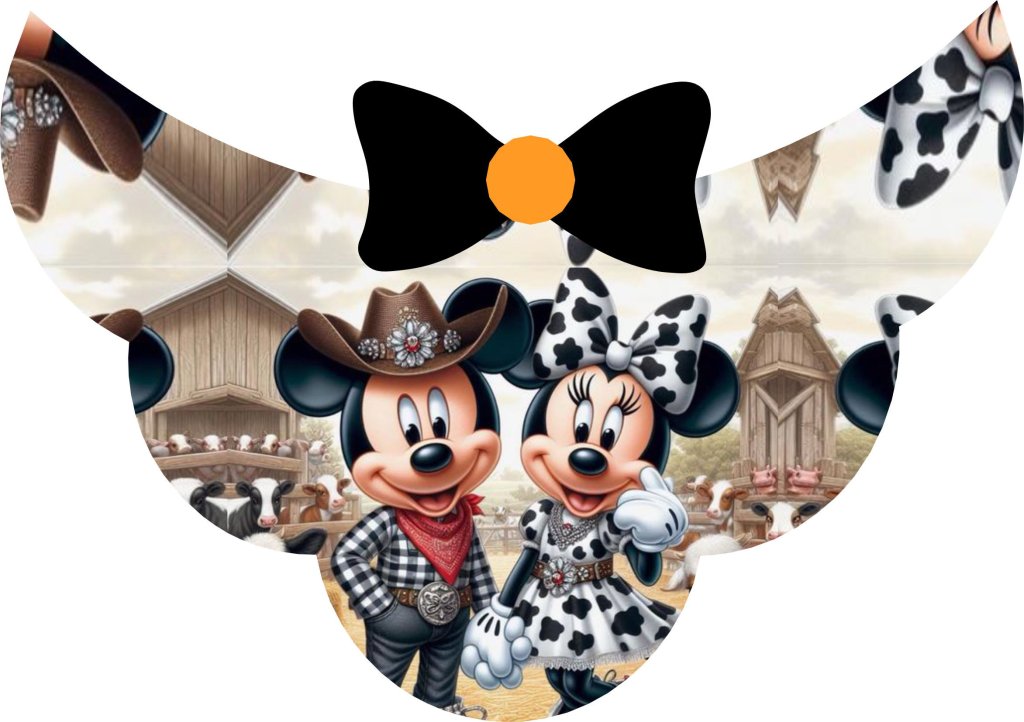 Gargantilha Mickey e Minnie
