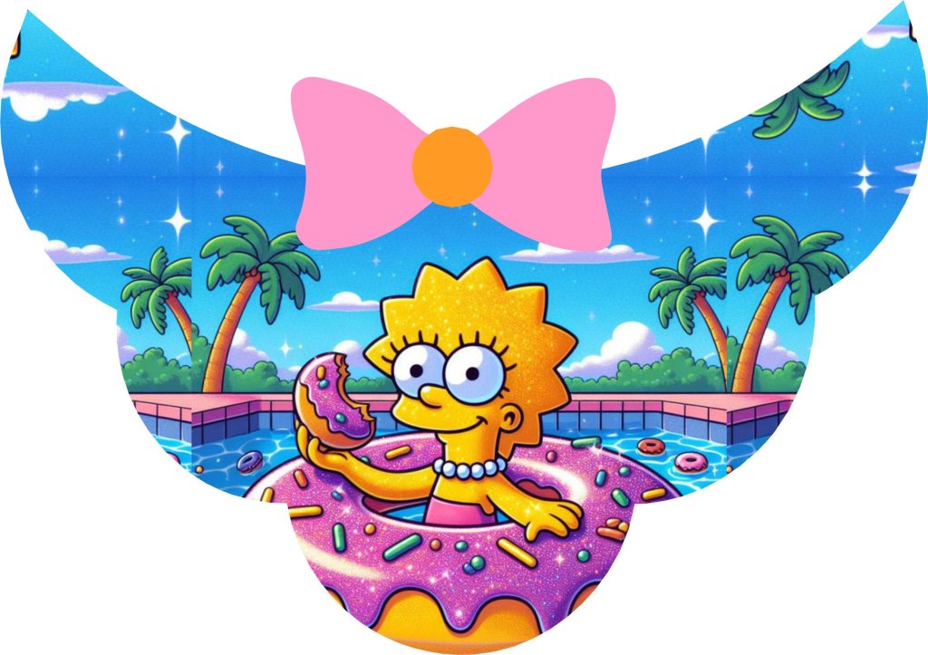 Gargantilha Lisa Simpson