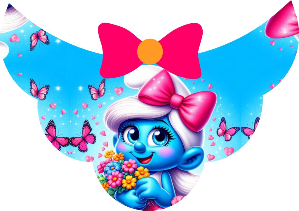 Gargantilha Smurfette