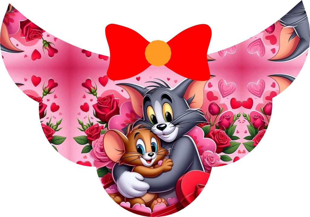 Gargantilha Tom e Jerry