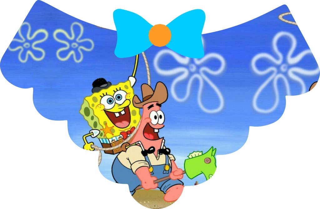 Gargantilha Bob Esponja e Patrick