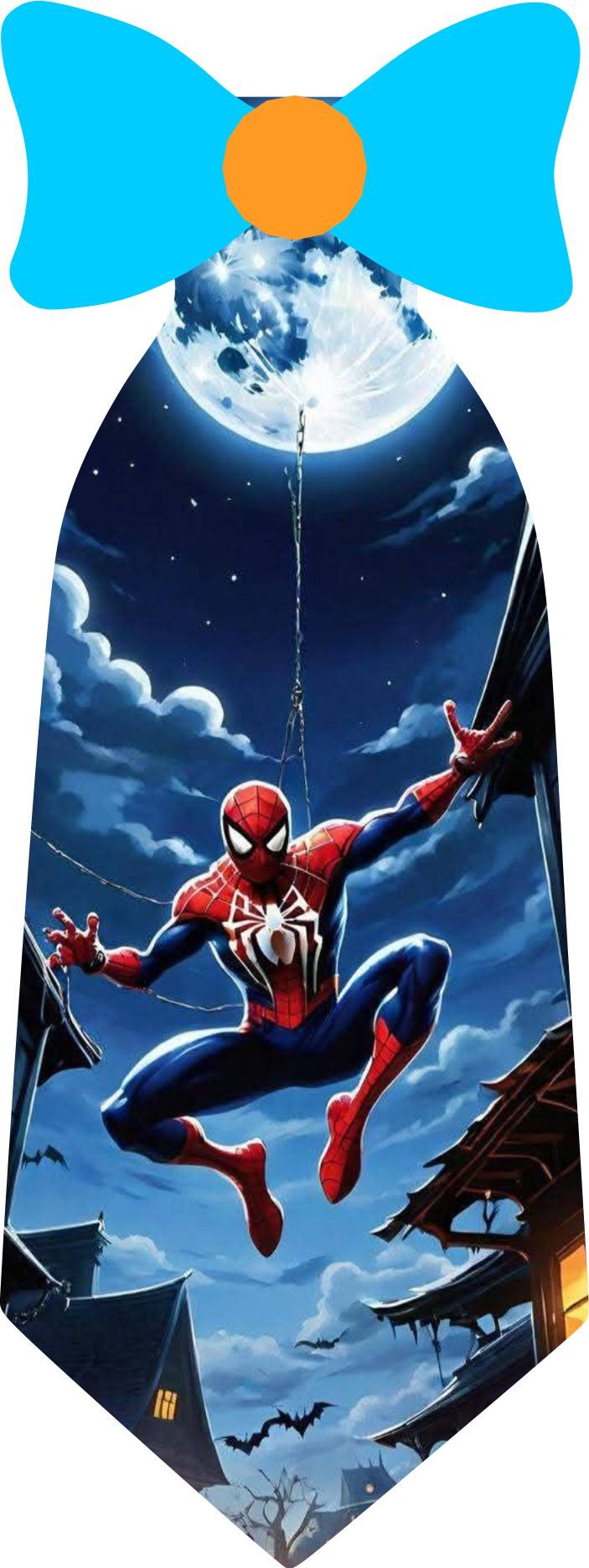 Gravata Homem Aranha