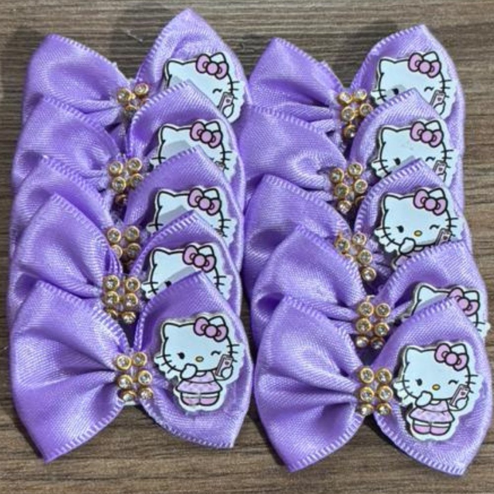 Laço Amarrador Hello Kitty lilás