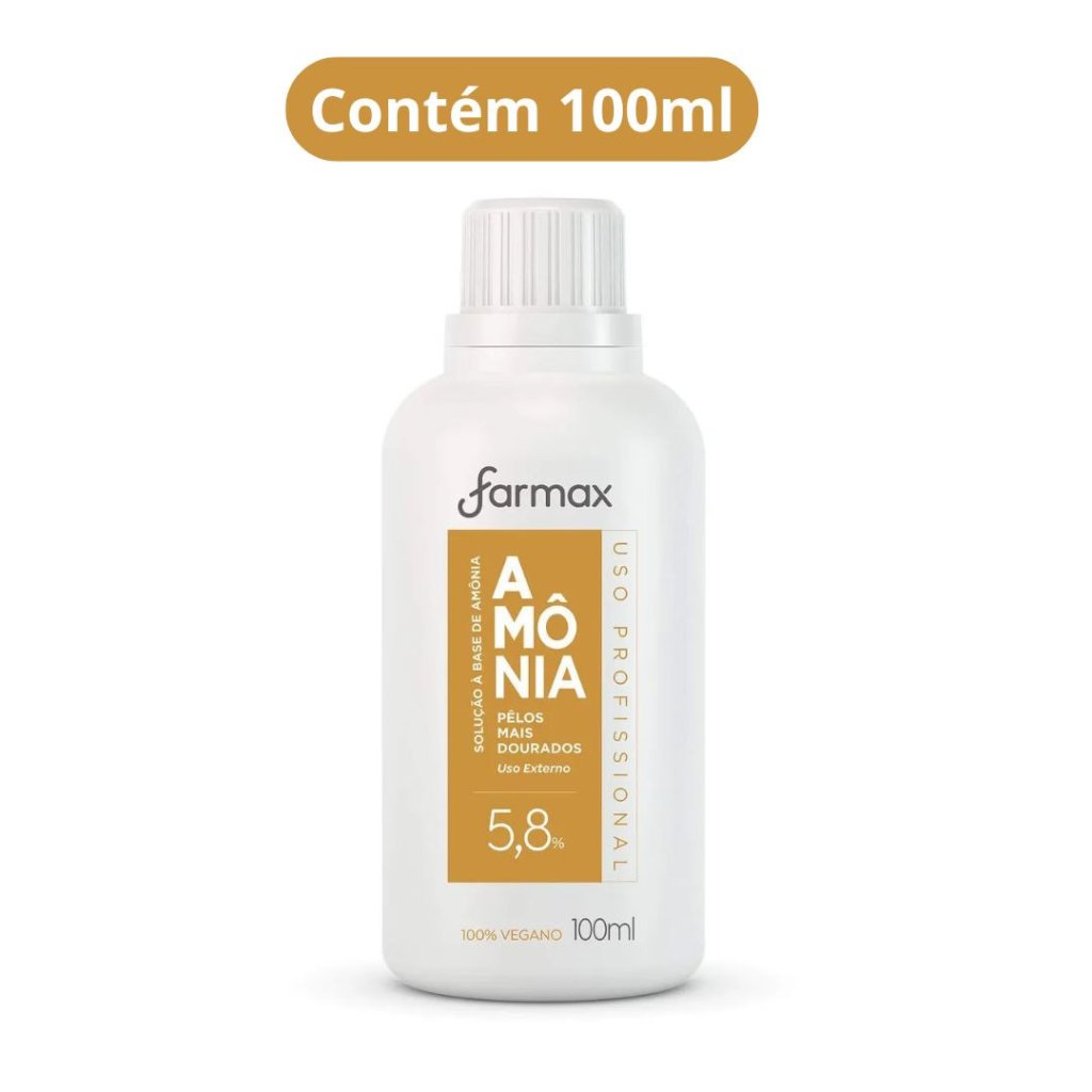 Solução de Amonia Farmax 100ml